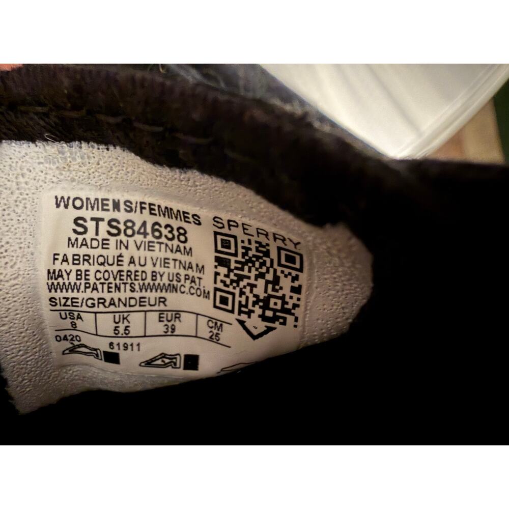 Sperry Top Sider Black Canvas Women’s Boat Shoes - Size: 8 - Picture 9 of 9
